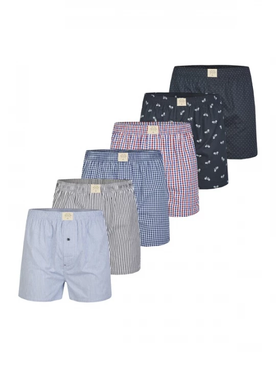 Foto van product MG-1 Boxershorts ' Classics ' gemengde kleuren