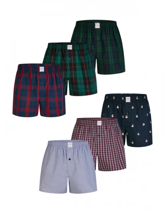 Foto van product MG-1 Boxershorts ' Classics ' gemengde kleuren