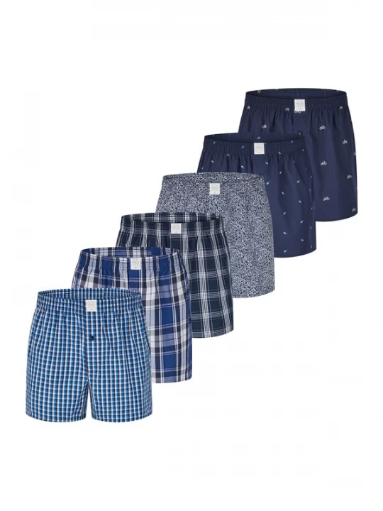 Foto van product MG-1 Boxershorts ' Classics ' gemengde kleuren
