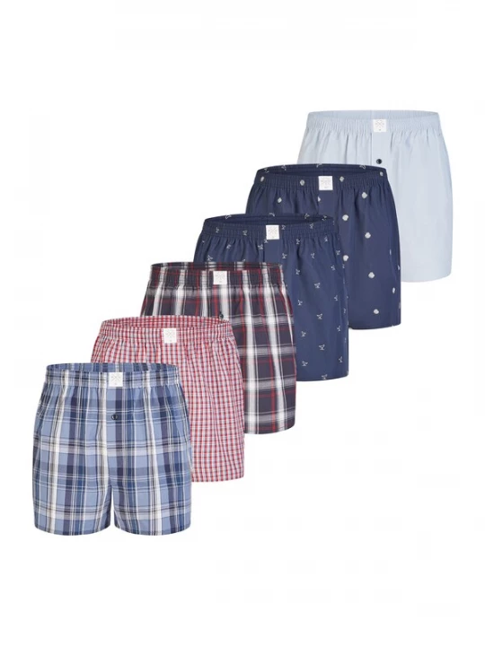 Foto van product MG-1 Boxershorts ' Classics ' gemengde kleuren