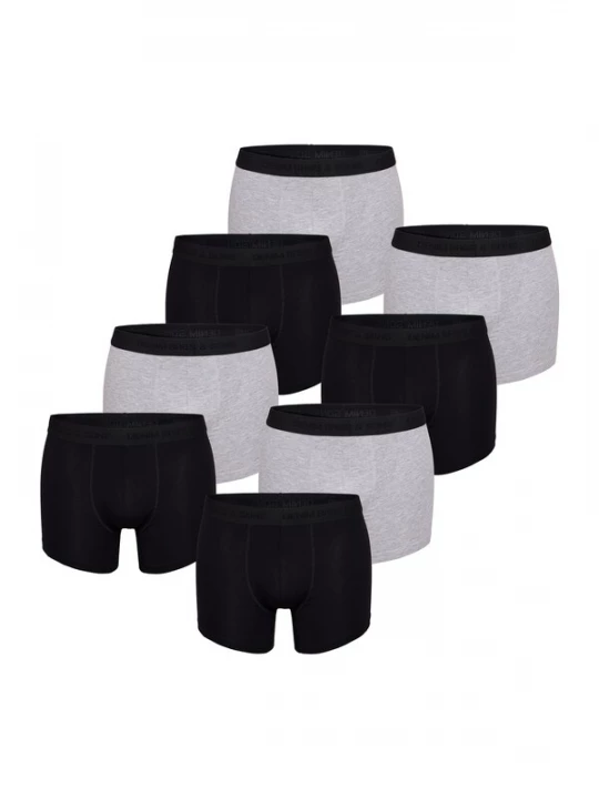 Foto van product MG-1 Boxershorts grijs gemêleerd / zwart