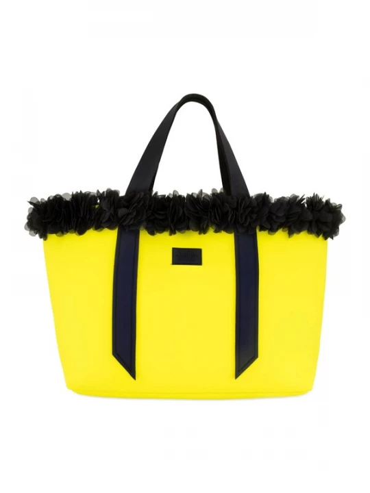 Foto van product Miami Bag Strandtas neongeel