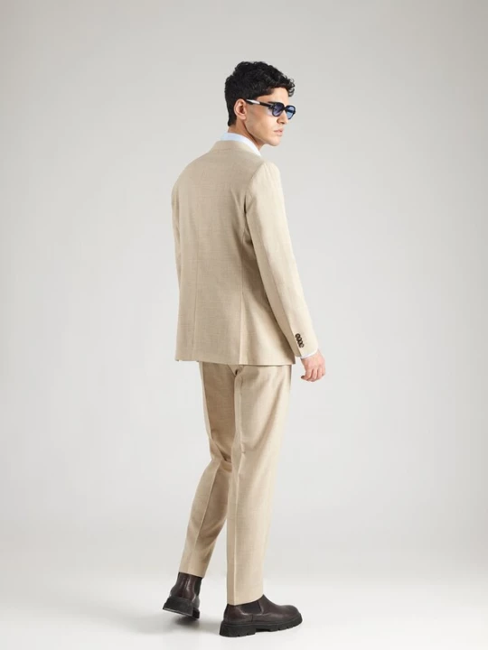 Foto van product Michael Kors Business-colbert beige gemêleerd