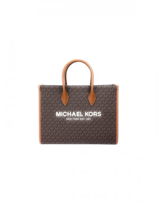 Foto van product Michael Kors Handtas 'Mirella Medium Signature Logo Tote Bag' bruin