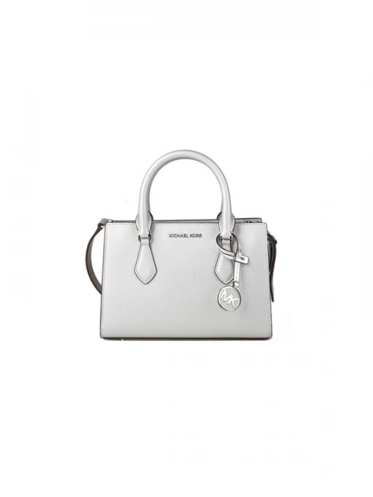 Foto van product Michael Kors Handtas 'Sheila Small Center-Zip Satchel' zilver