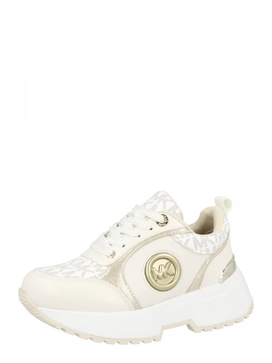 Foto van product Michael Kors Kids Sneakers 'COSMO MEYERS II' crème / goud / rosé