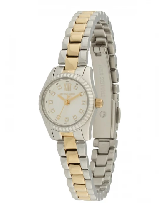 Foto van product MICHAEL Michael Kors Analoog horloge 'LEXINGTON' goud / zilver