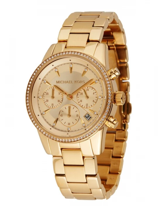 Foto van product MICHAEL Michael Kors Analoog horloge 'RITZ, MK6356' goud