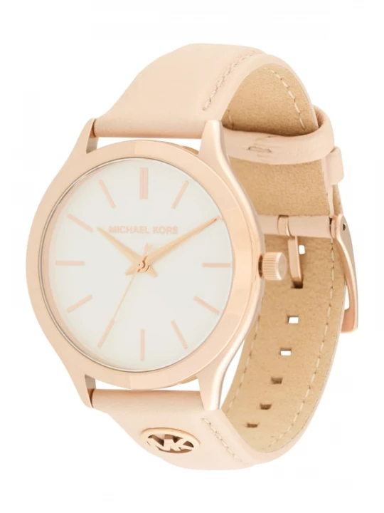 Foto van product MICHAEL Michael Kors Analoog horloge 'RUNWAY' beige / rose-goud