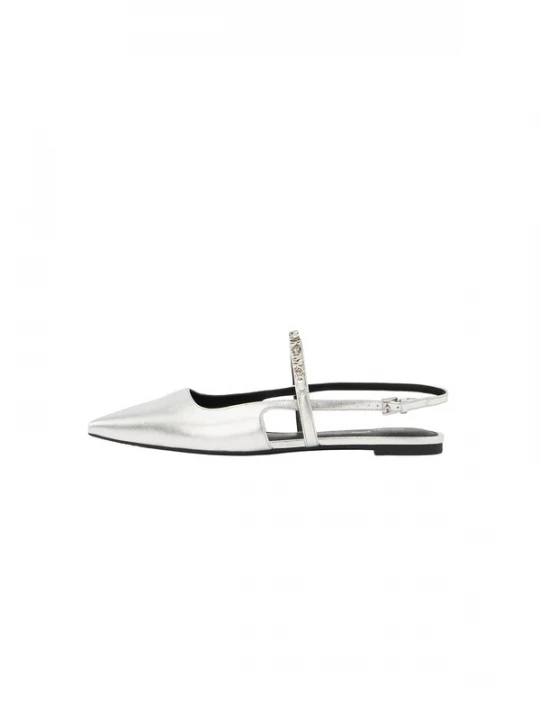 Foto van product MICHAEL Michael Kors Ballerina met riempjes 'DINA FLEX' zilver