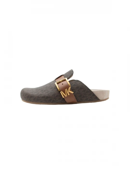 Foto van product MICHAEL Michael Kors Clogs 'GREER' bruin / chocoladebruin