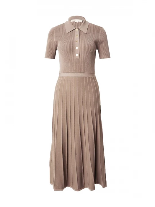Foto van product MICHAEL Michael Kors Gebreide jurk 'FIT N FLARE' mokka