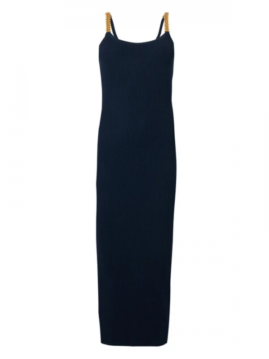 Foto van product MICHAEL Michael Kors Gebreide jurk navy / goud