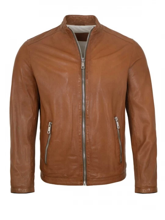 Foto van product MILESTONE Tussenjas 'MSOliverio' cognac