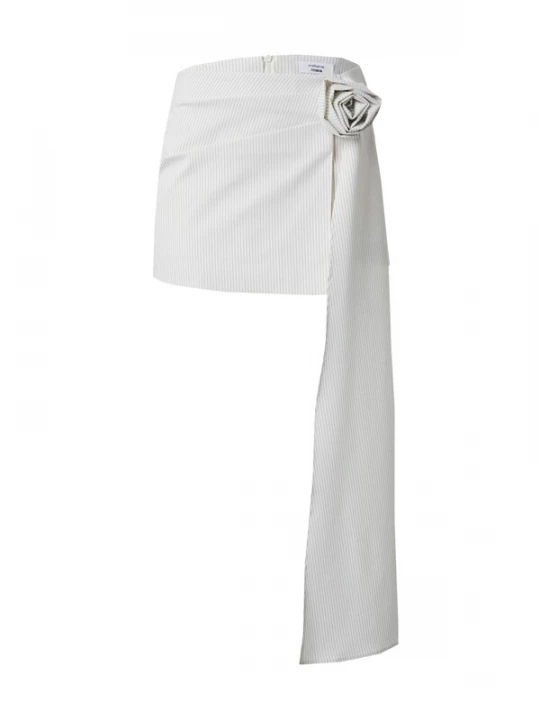 Foto van product millane Rok grijs / wit