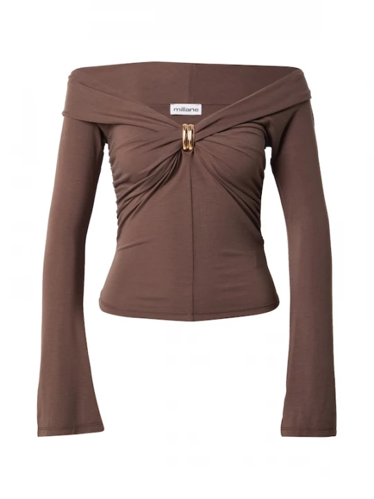 Foto van product millane Shirt bruin