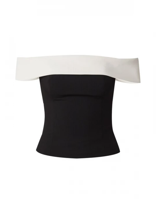Foto van product millane Top zwart / wit