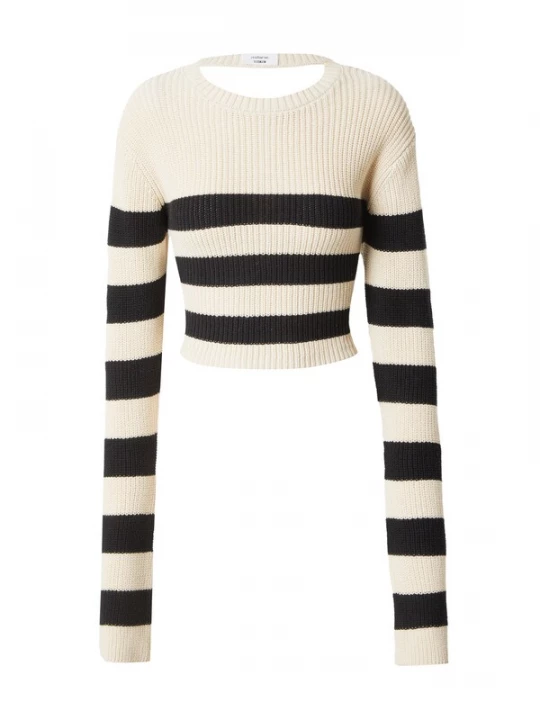 Foto van product millane Trui zwart / offwhite