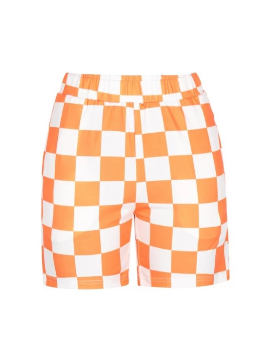 Foto van product MIMO Broek oranje / wit