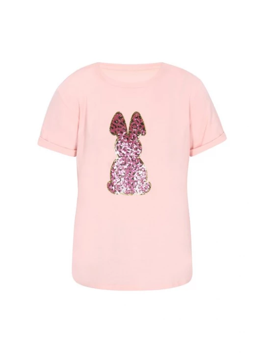 Foto van product MIMO Shirt goud / pink / rosa / zwart