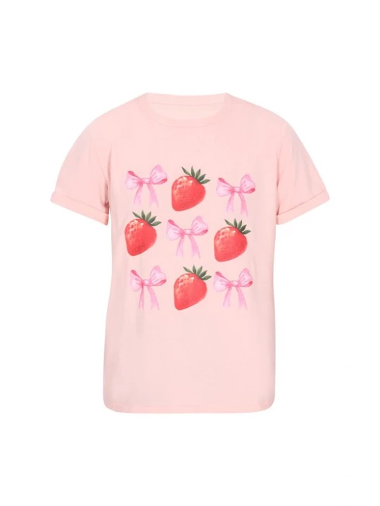 Foto van product MIMO Shirt groen / pink / watermeloen rood