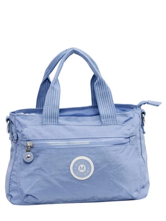 Foto van product Mindesa Handtas blauw denim / wit