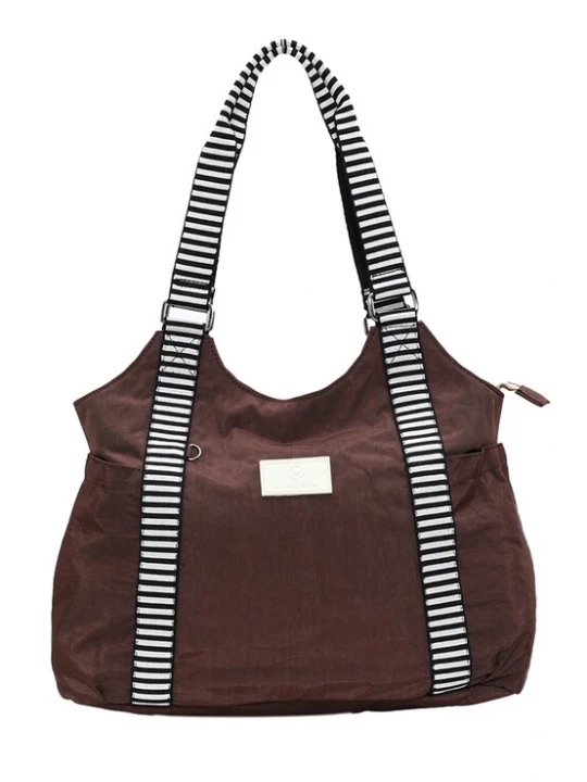 Foto van product Mindesa Shopper donkerbruin / zwart / wit