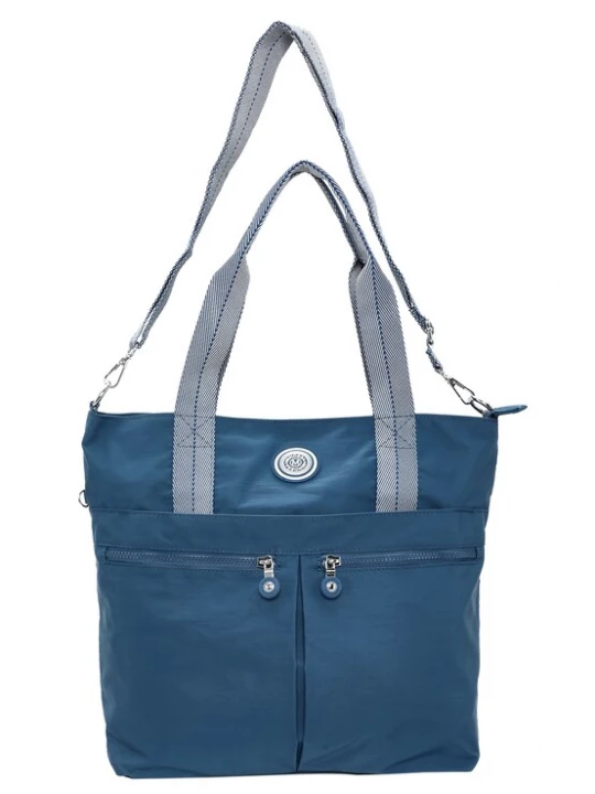 Foto van product Mindesa Shopper marine / wit