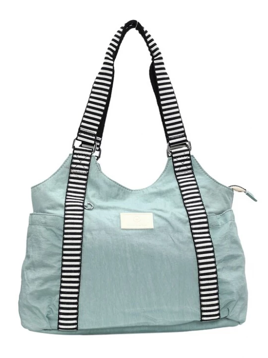 Foto van product Mindesa Shopper pastelblauw / zwart / wit