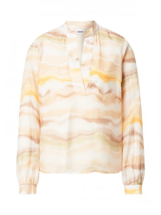 Foto van product minimum Blouse 'Boletteline' beige / lichtbeige / cognac / lichtbruin