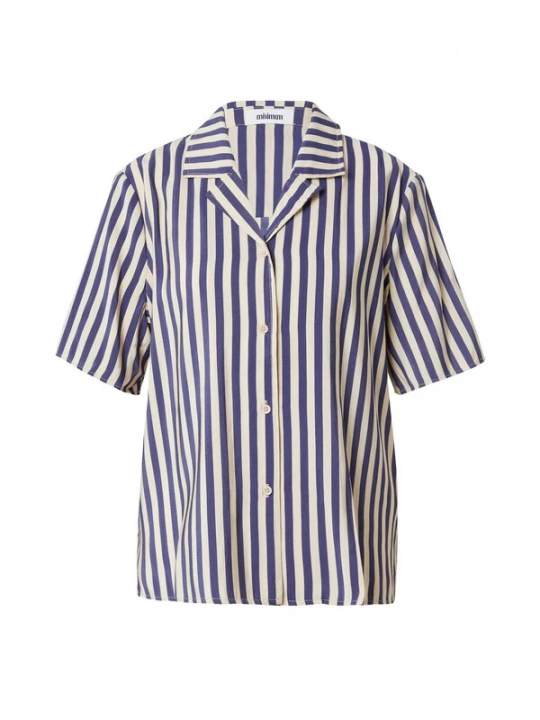 Foto van product minimum Blouse 'Karlamarie' beige / navy