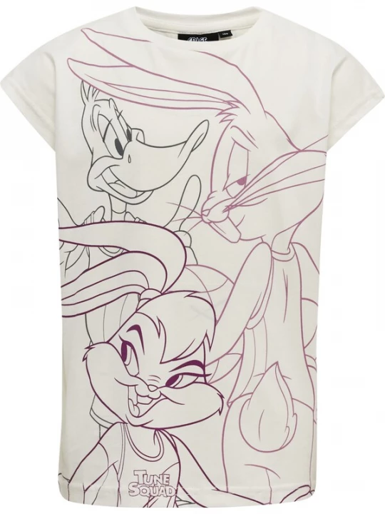 Foto van product minimum Shirt 'Space Jam Diez' lila / wit