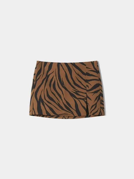 Foto van product Minirok Bershka bruin