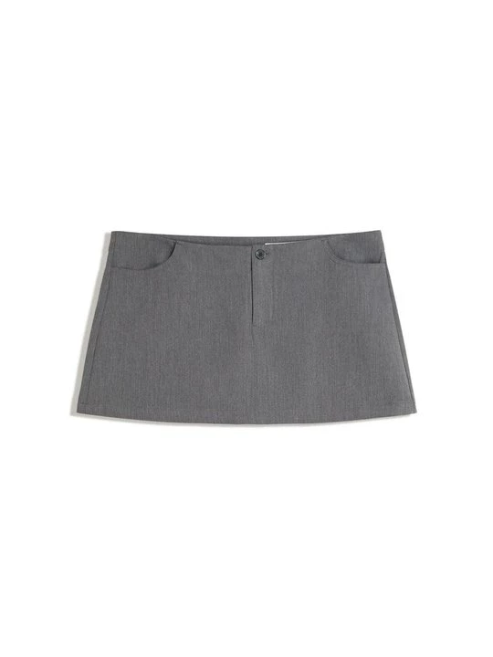 Foto van product Minirok Bershka donkergrijs