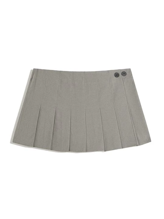Foto van product Minirok Bershka grijs