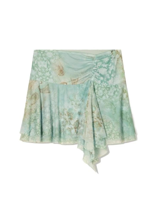 Foto van product Minirok Bershka lichtgroen