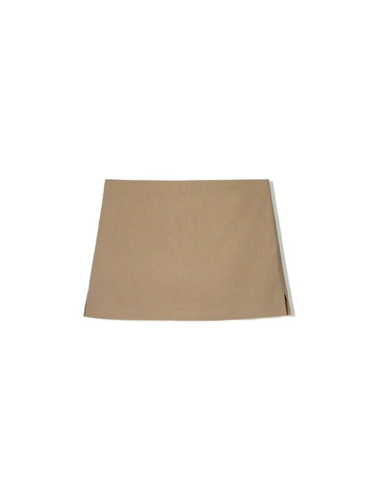 Foto van product Minirok Bershka zandkleur