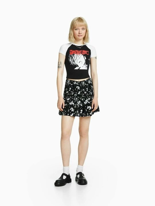 Foto van product Minirok Bershka zwart