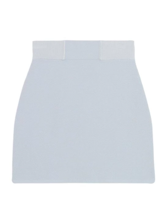 Foto van product Minirok CLAUDIE PIERLOT lichtblauw gemêleerd