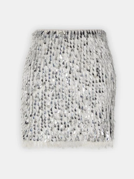 Foto van product Minirok Elisabetta Franchi grijs