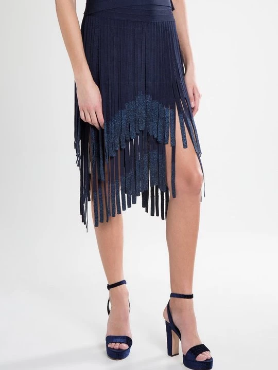 Foto van product Minirok Hervé Léger blauw