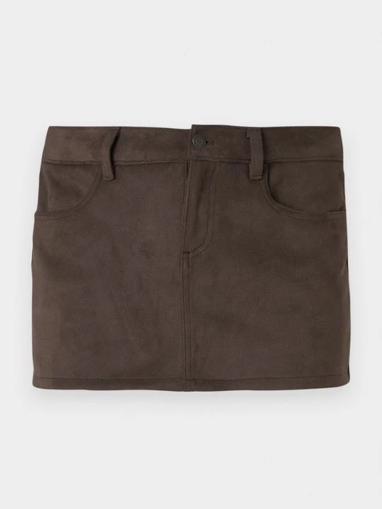 Foto van product Minirok Hollister Co. donkerbruin