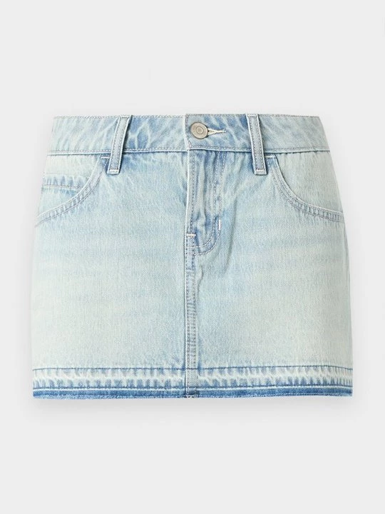 Foto van product Minirok Hollister Co. lichtblauw