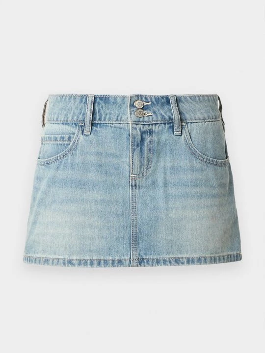 Foto van product Minirok Hollister Co. lichtblauw denim
