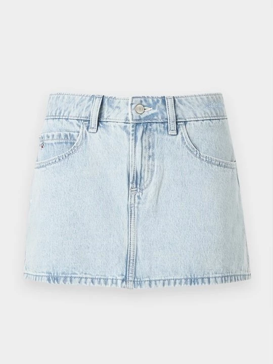Foto van product Minirok Hollister Co. lichtblauw denim