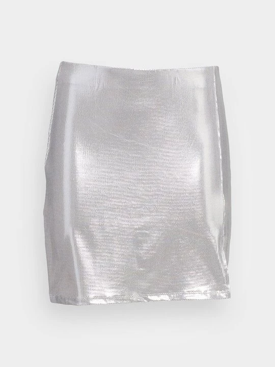 Foto van product Minirok Monki zilverkleurig