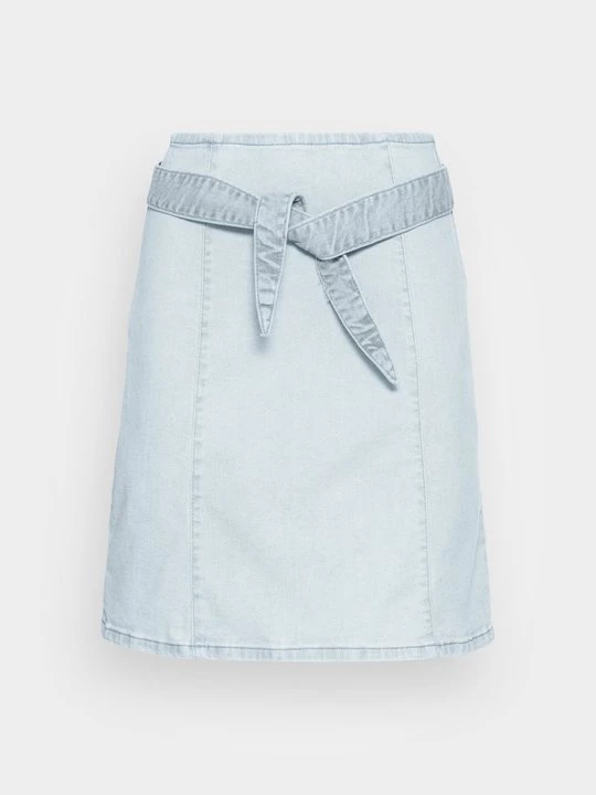 Foto van product Minirok Pieces lichtblauw denim