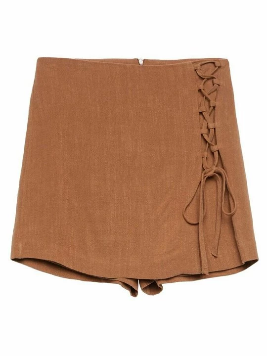 Foto van product Minirok Stradivarius bruin