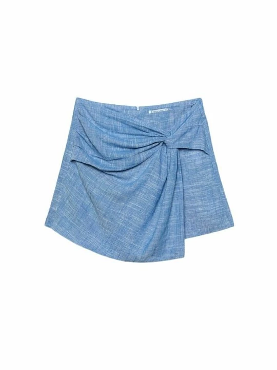 Foto van product Minirok Stradivarius koningsblauw