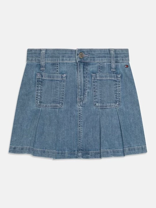 Foto van product Minirok Tommy Hilfiger lichtblauw denim